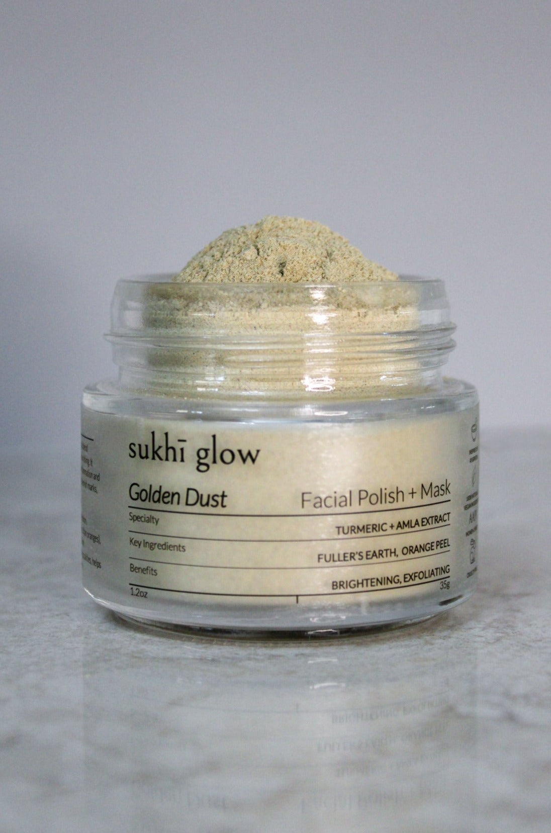 GOLDEN DUST - Ayurvedic Brightening Facial Polish + Mask